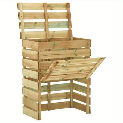 Compostbak – Compostvat – Composter – Composteerbak – Tuinbak – Houten lattenrooster – 2 stuks – 80x50x100 cm – Rotbestendig geïmpregneerd dennenhout