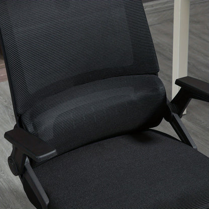 Ergonomische Bureaustoel – Kantoorstoel – Computestoel – Werkstoel – Bureaustoel Mesh – Verstelbare Hoofdsteun – Instelbare Armleuningen – Draaibaar Met Kantelmechanisme