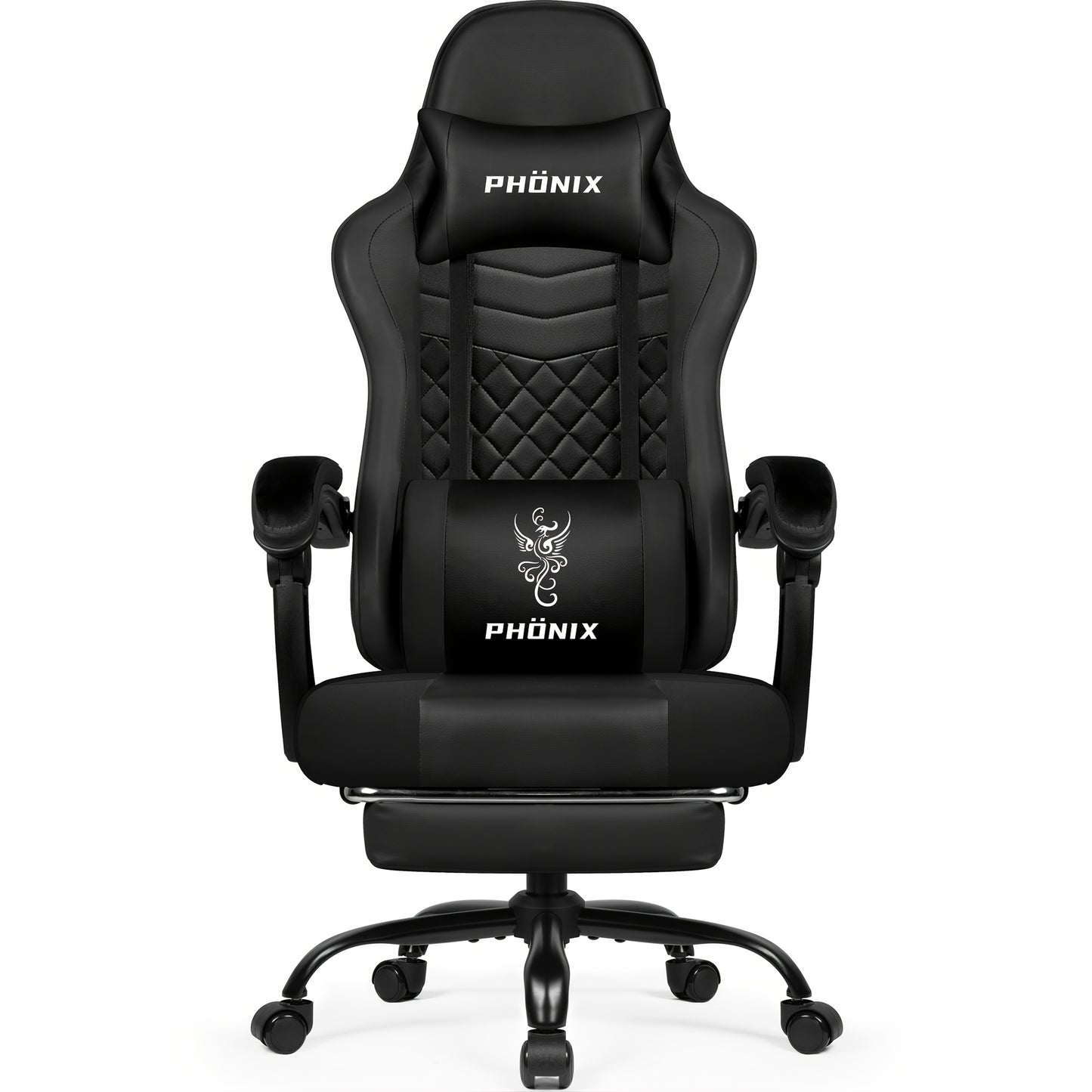 Gamingstoel – Gamestoel – Gaming Chair – Game Stoel – Bureaustoel – Ergonomisch – Verstelbare Voetsteun – Memory Foam Vulling