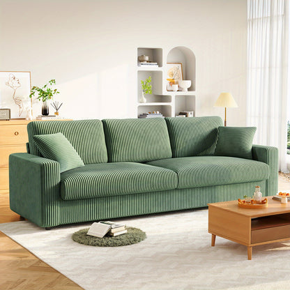 4-zits bank – hoekbank – zithoek – loungebank – tweezits bank – corduroy stof – extra breed 256 cm – verhoogde poten voor makkelijk schoonmaken