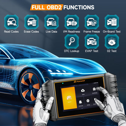 OBD2 Scanner – Autodiagnose Tool – Foutcode Lezer – Diagnoseapparaat – Auto Scanner – Dual Bedieningsmodus – Levenslange Gratis Updates