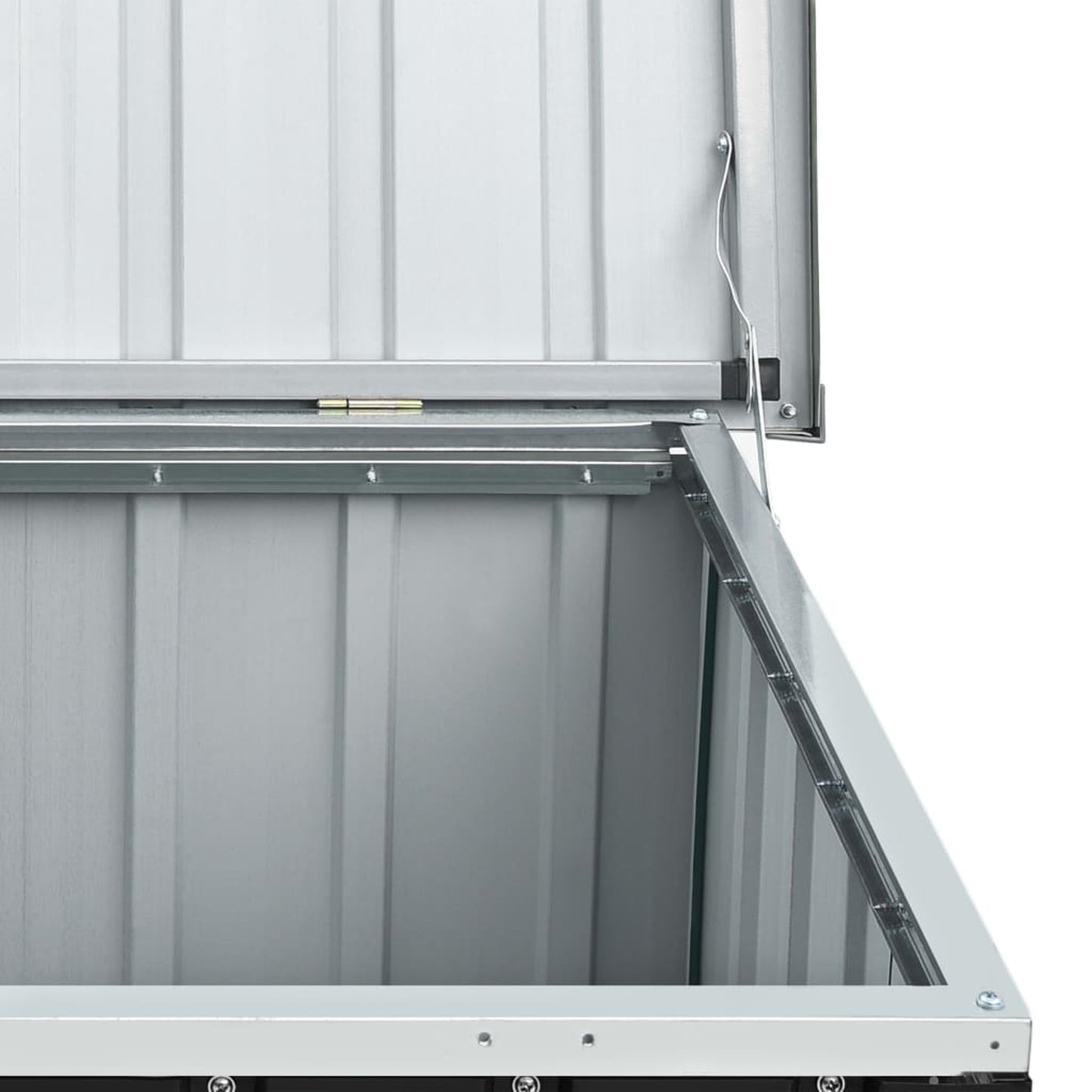 Tuinkist – Tuinkussenbox – Tuinopbergbox – Tuinbox – Opbergbox – Gecoat Metaal & Synthetisch Materiaal – 129x67x65 cm