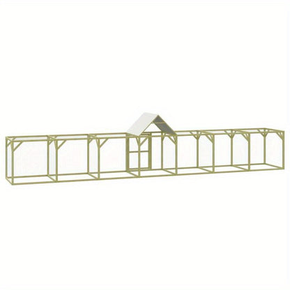 Kippenhok – Pluimveehok – Nachthok – Houten Hok – Kippenverblijf – Stevig Hout – 700x100x150 cm – Geïmpregneerd Dennehout