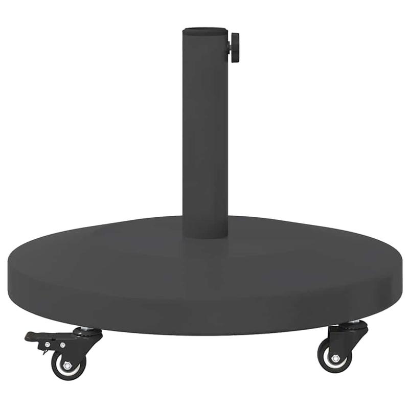 Parasolvoet – Parasolhouder – Parasolstandaard – Kruisvoet – Buitenvoet – Stevige Betonvoet – Poedercoating – Extra Breed 48x48 cm – Donkergrijs