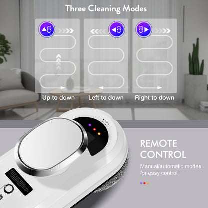 Raamwisserrobot – Ramenreiniger – Glasreiniger – Venstermachine – Automatische Ramenwasser – Veiligheidskabel – Netstroomwerking