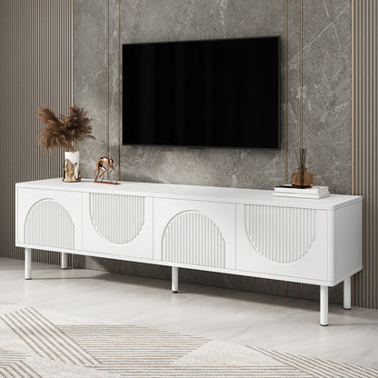 TV-meubel – Tv-standaard – Tv-kast – Mediameubel – Dressoir – Modern Wit – 180 cm Breed – Ruimtebesparend Ontwerp – Duurzame Stevige Constructie