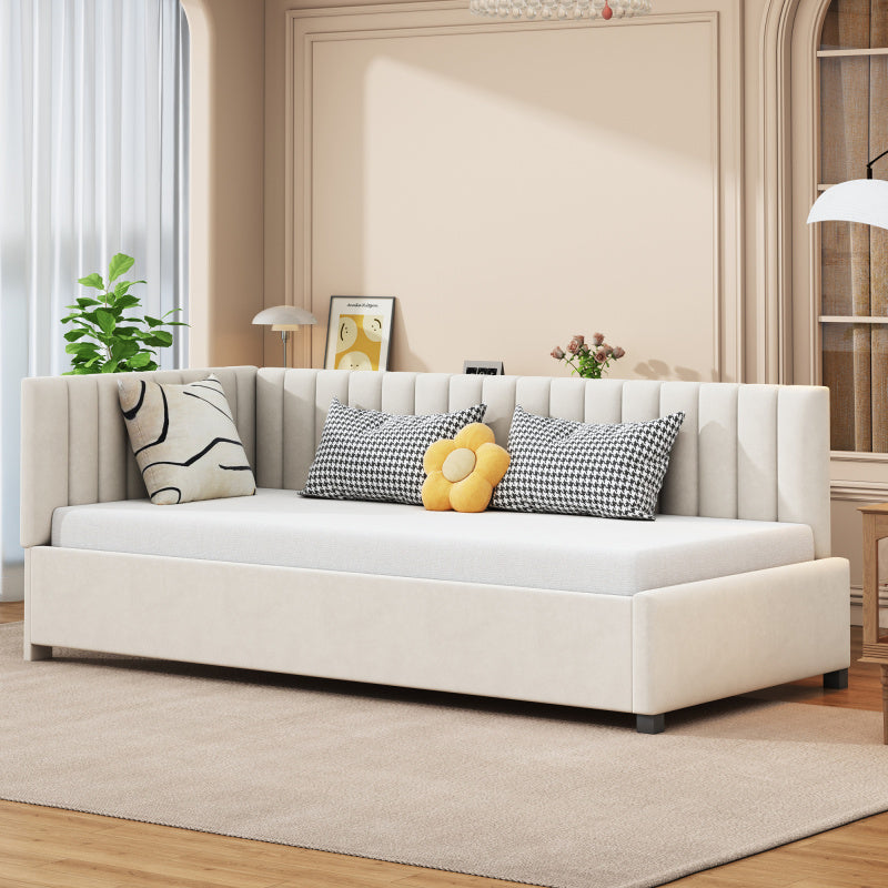 Bureaustoel – Office Chair – Draaistoel – Computerstoel – Kantoorstoel – Verstelbare Hoogte – Ergonomisch Design – Wit Kunststof Bekleding – Vijfwielige Stille Voet