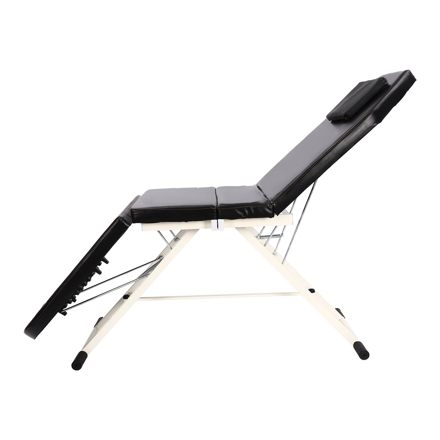 Massagetafel – Massagebank – Behandelingstafel – Spa Tafel – Schoonheidstafel – Inklapbaar & Draagbaar – Ergonomisch Gezichtsgat & 250 kg Draagvermogen – Zwart