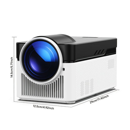 Mini Projector – Beamer – Draagbare Projector – Thuisbioscoop – Presentatie Projector – Full HD 1080p – 900 ANSI Lumen – Auto Keystone Correctie