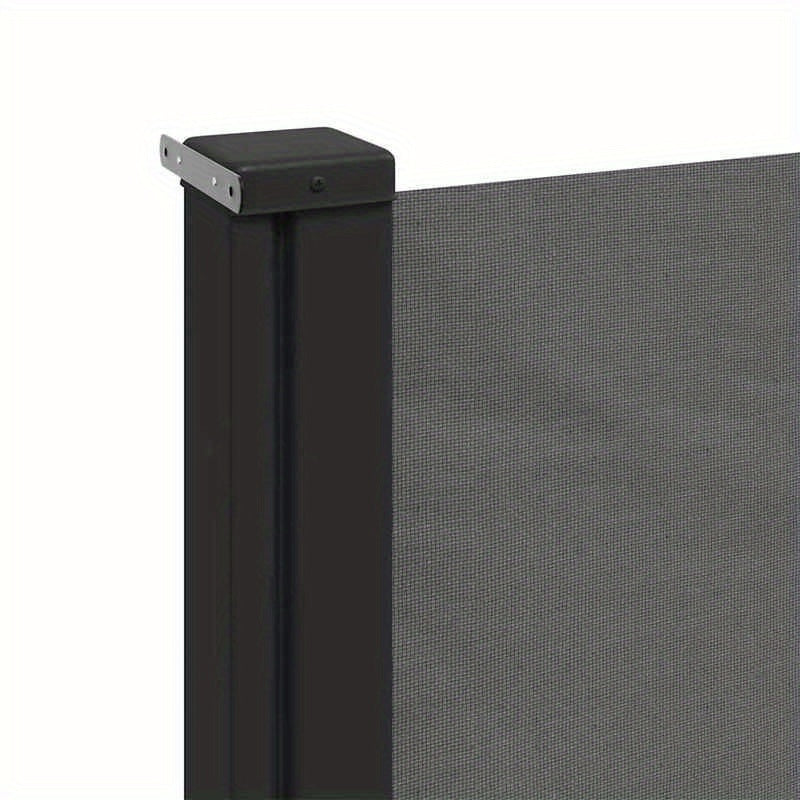 Uitschuifbaar Windscherm – Windscherm Balkon – Windscherm Tuin – Privacy Scherm – 140x600 Cm – Metalen Frame - Antraciet