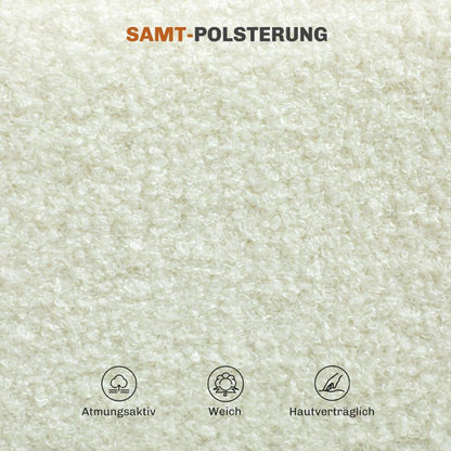 Eetkamerstoelen – Stoelen – Kuipstoelen – Keukenstoelen – Woonkamerstoelen – Fluwelen Bekleding – Stevig Stalen Frame – Set van 4
