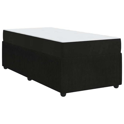 Bedframe – Bed – Bedframe Met Matras – Eenpersoonsbed – Platformbed – Zwart – Twinsize 80x200 cm – Met Matras Inclusief – Metalen Stijlvol Frame