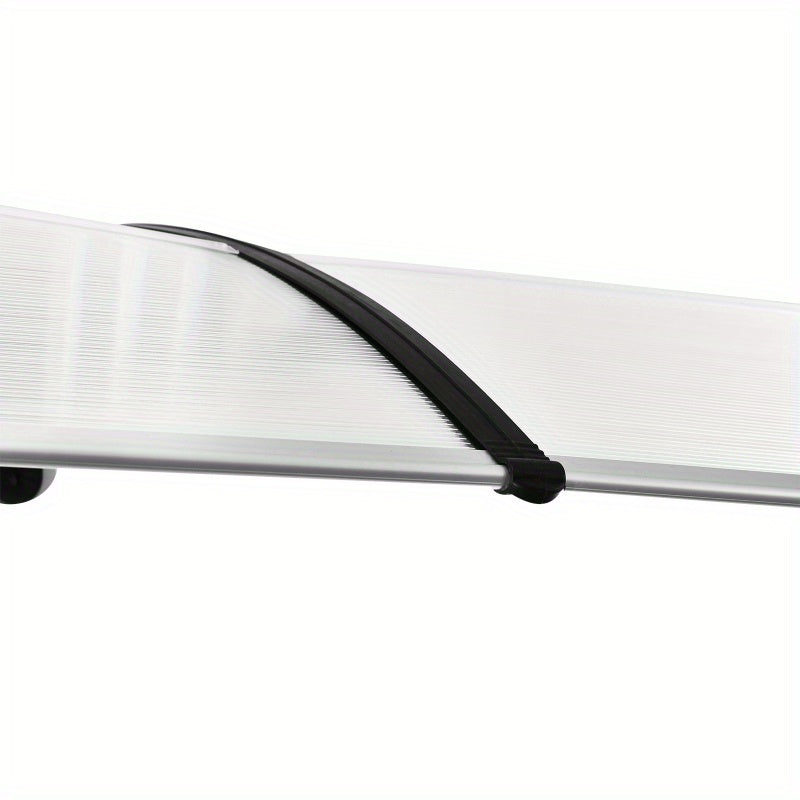 Deurkapje – Deurafdak – Deuroverkapping – Regendoek – Afdakje – Transparant Polycarbonaat – 195x75x23 cm – UV-Bescherming en Weerbestendig