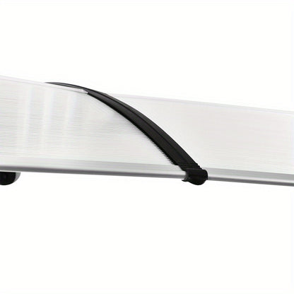 Deurkapje – Deurafdak – Deuroverkapping – Regendoek – Afdakje – Transparant Polycarbonaat – 195x75x23 cm – UV-Bescherming en Weerbestendig