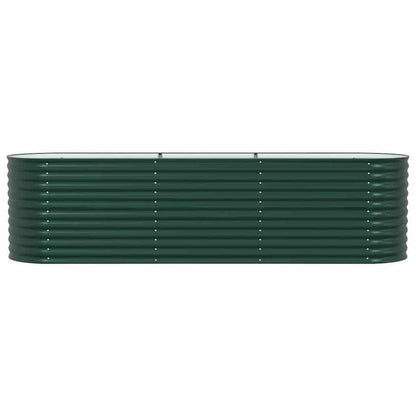 Tuinbed – Buitenbed – Ligbed – Tuinbank – Tuinmeubel – Groen – Stalen Frame – Extra Groot 320x80x81 cm