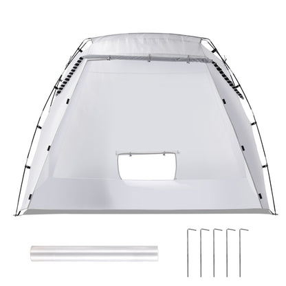 Spuitverftent – Verftent – Spuitcabine – Spray Tent – Schildertent – Grote Afmetingen 2,3x1,6x1,6 m – Ingebouwde Waterafstotende Vloer & Ventilatiegaas