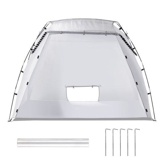 Spuitverftent – Verftent – Spuitcabine – Spray Tent – Schildertent – Grote Afmetingen 2,3x1,6x1,6 m – Ingebouwde Waterafstotende Vloer & Ventilatiegaas