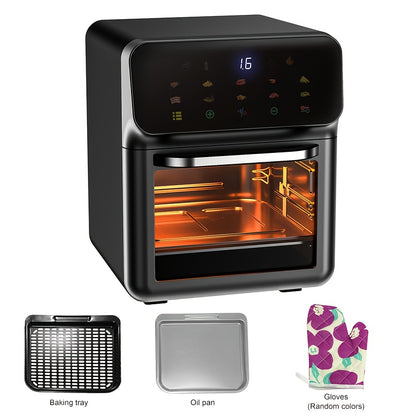 Airfryer – Heteluchtfriteuse – Airfry Oven – Luchtfriteuse – Elektrische Oven – 10 Liter Inhoud – 18 Kookprogramma’s – Robuuste Stalen Behuizing – Grijs