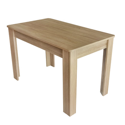 Eettafel – Eetkamertafel – Keukentafel – Tafel – Tafeltje – Rechthoekig – Natuurlijk Eikenhout – Stevige Vierpoot – Minimalistisch Design