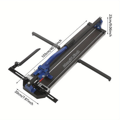 Tegelsnijder – Tegelknipper – Tegelsnijmachine – Tegelgereedschap – Handgereedschap – 80 cm Snijlengte – Duurzame Aluminiumlegering