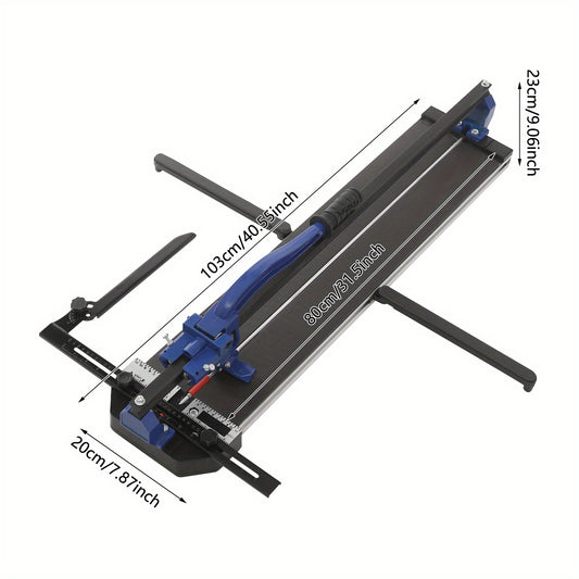 Tegelsnijder – Tegelknipper – Tegelsnijmachine – Tegelgereedschap – Handgereedschap – 80 cm Snijlengte – Duurzame Aluminiumlegering