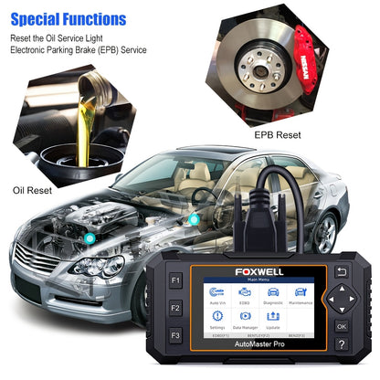 OBD2 Scanner – Auto Diagnose Tool – Foutcode Lezer – ABS Resetter – DPF Reset – Draadloos Met Wi-Fi – 7+ Resetfuncties