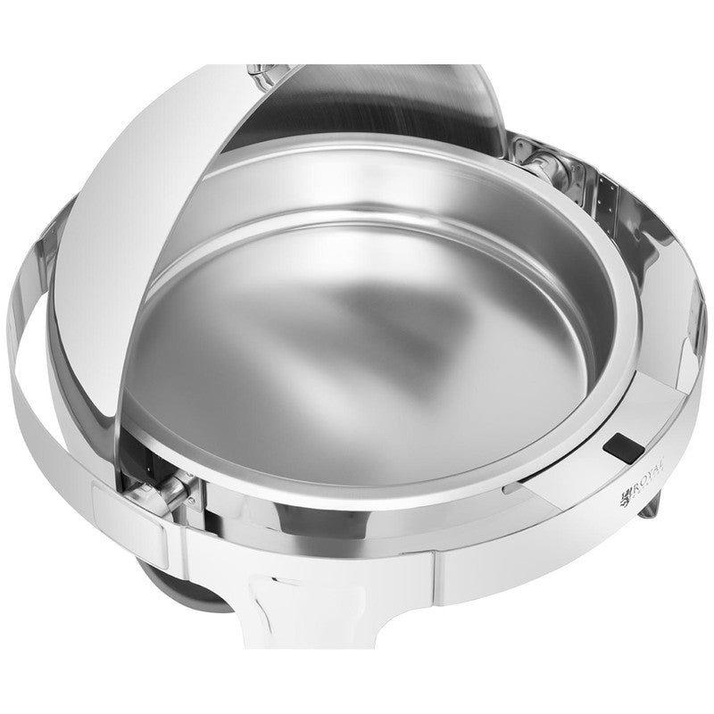 Voedselwarmer Rond – Warmhoudpan – Buffet Warmer – Catering Warmhouder – Draagbare Voedselverwarmer – 6 Liter Inhoud – Roestvrij Staal – Geen Elektriciteit Nodig
