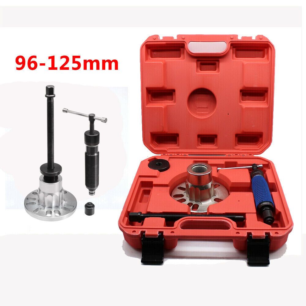 Hydraulische Wielnaaf Verwijderaar – Aandrijfas Trekker – Wielnaaf Uitdrijver – Hydraulische Pers – As Verwijderaar – 10 Ton Drukkracht – Voor 98-125 mm Boutcirkel – Rood