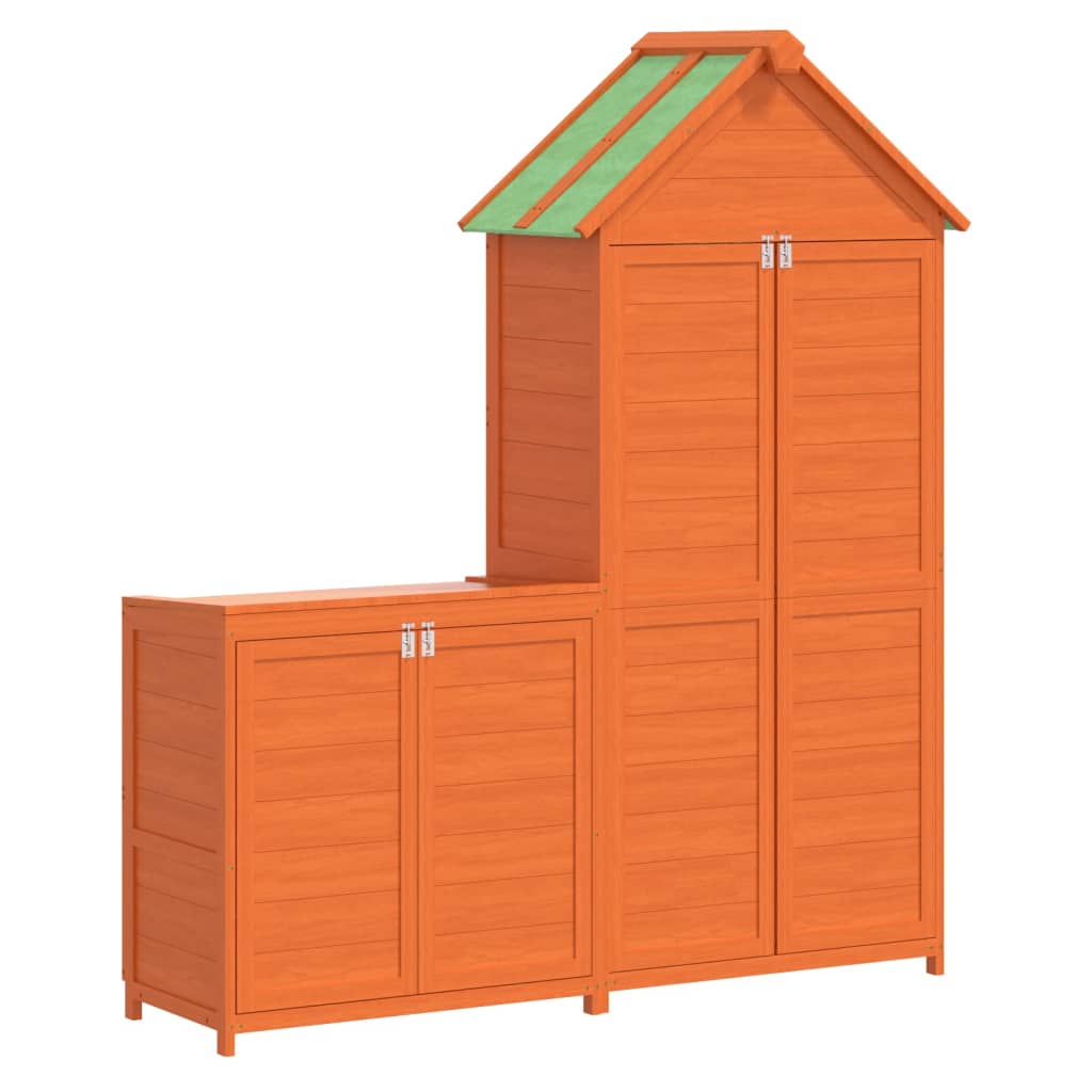Tuinhuisje – Tuinschuur – Gereedschapsschuur – Tuinberging – Berging – Massief Essenhout – Waterdicht Schuin Dak