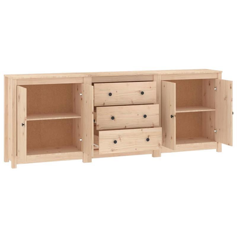 Dressoir – Ladekast – Sideboard – Opbergkast – Buffetkast – Massief Grenenhout – 210x35x80 cm – Duurzaam en Stijlvol