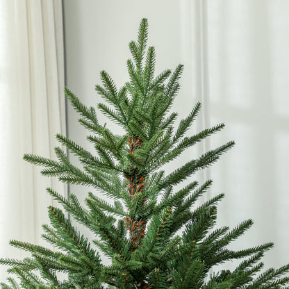 Kunstkerstboom – Nepkerstboom – Kerstboom Kunst – Decoratieve Kerstboom – Groene Kerstboom – 180 cm Hoog – 2380 Takpunten – Vlamvertragend – Metalen Standaard