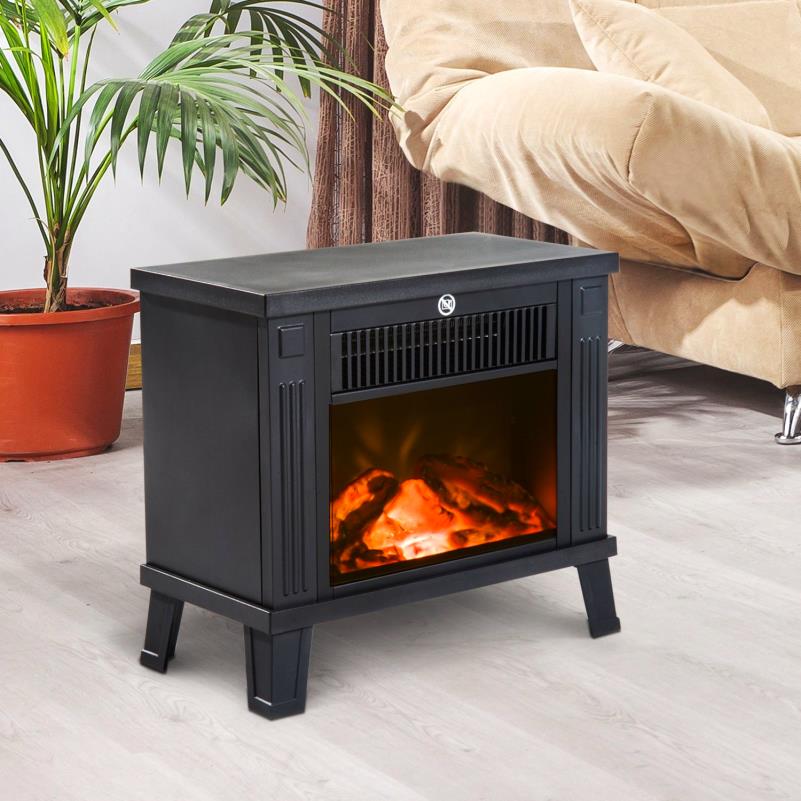 Elektrische Haardkachel – Elektrische Kachel – Sfeerverwarmer – Haard Stove – Kachel Oven – Compact 34x17x31 cm – Realistisch Vlameffect 600-1200W