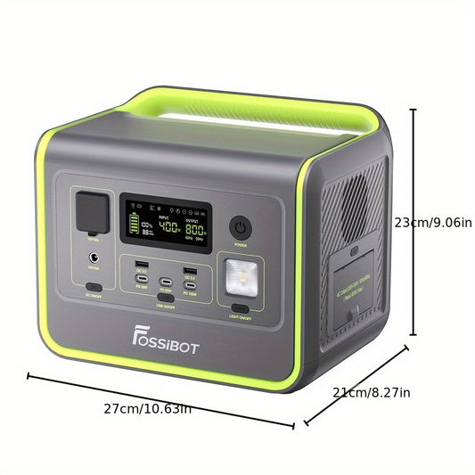 Mobiele Power Station – Draagbare Accu Powerbank – Externe Batterij – Noodstroomvoorziening – Groen – Oplaadbare Lithiumbatterij – Europese Stekker 220-240V