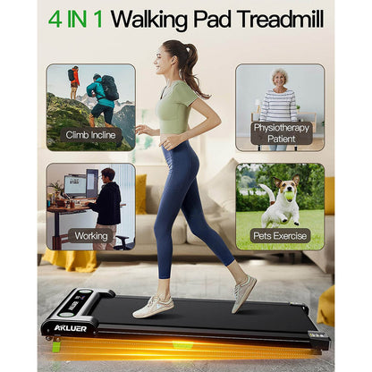 Loopband – Wandelloper – Wandelband – Treadmill – Walking Pad – Inklapbaar – 2,5PK Motor – 90x40 cm Loopvlak – Verstelbare Helling