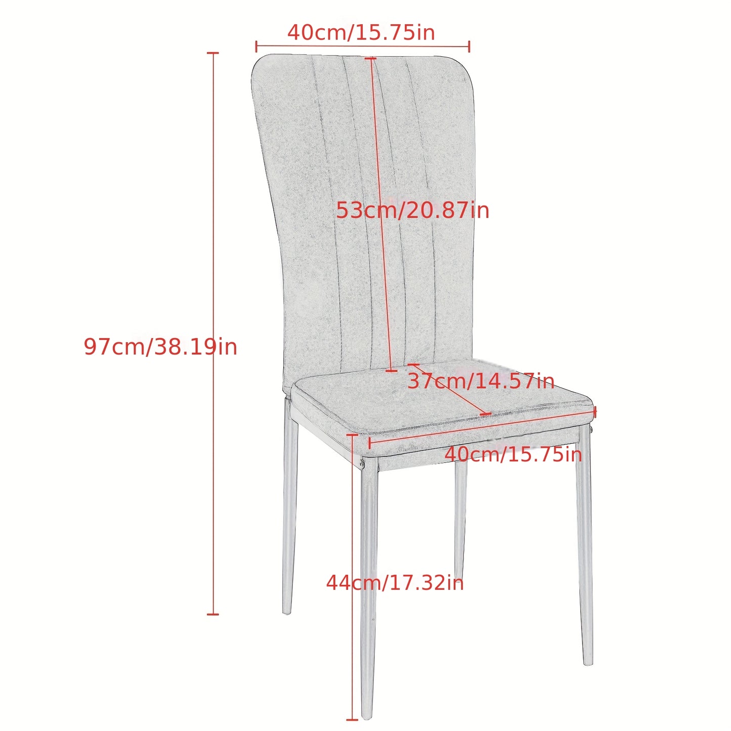 Eetkamerstoel – Stoel – Kuipstoel – Keukenstoel – Woonkamerstoel – Zwart – Fluwelen Bekleding – Ergonomische Rugleuning – Metalen Onderstel – Set van 6