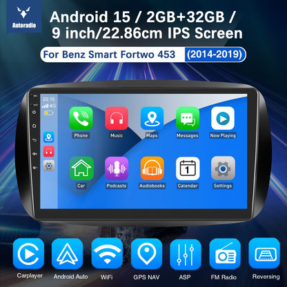 Android Autoradio – Car Radio – Multimedia Speler – 2-DIN Head Unit – Auto Stereo – 9 Inch HD Touchscreen – Draadloze Android Auto & WiFi
