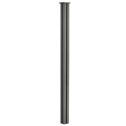 WPC Tuinafscheiding – Tuinscherm – Privacywand – Windscherm – Schutting – Grijs – Duurzaam En Weerbestendig – 183 x 879 cm