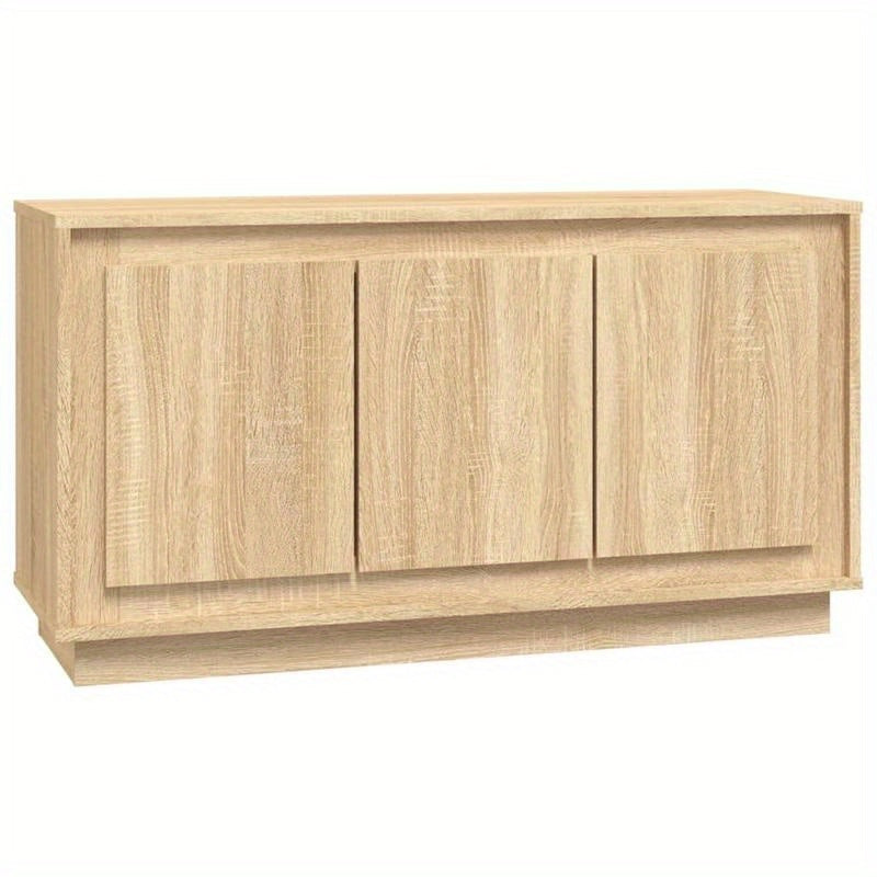 Sideboard – Dressoir – Opbergkast – Wandmeubel – Braun – Sonoma Eikenhoutlook – Stevig Houtmateriaal – Compact Formaat 102x35x55 cm