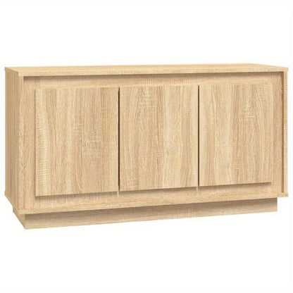 Sideboard – Dressoir – Opbergkast – Wandmeubel – Braun – Sonoma Eikenhoutlook – Stevig Houtmateriaal – Compact Formaat 102x35x55 cm