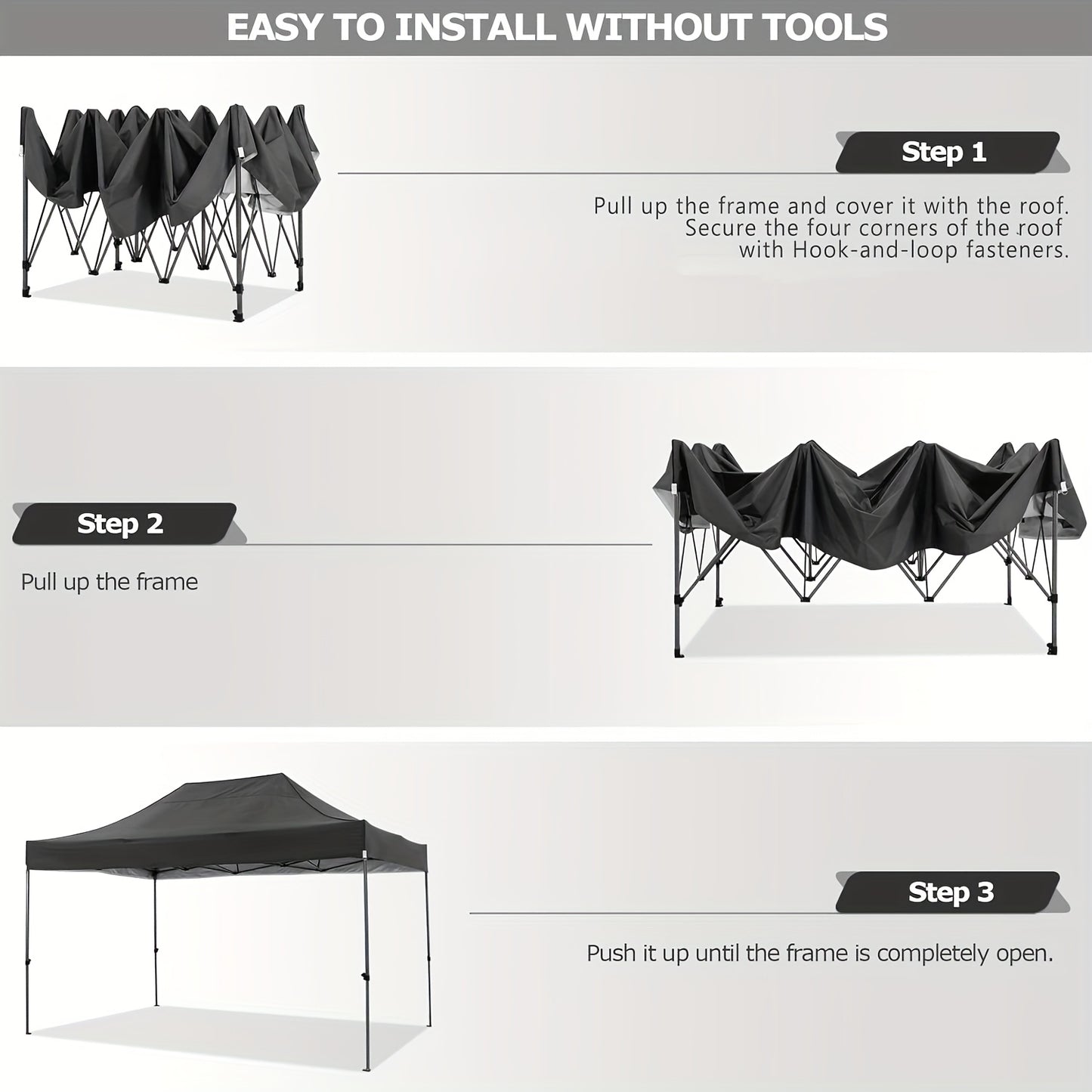 Partytent – Pop-up Tent – Paviljoen – Feesttent – Tuintent – Lichtgroen – 3,05x4,57 m – 4 Afneembare Zijwanden – Waterafstotend Oxford Doek