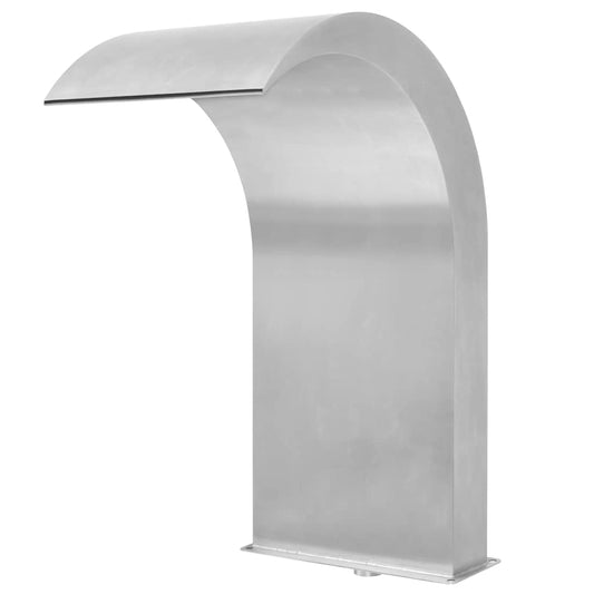 Zwembadfontein – Vijverfontein – Waterornament – Tuinfontein – Decoratieve Fontein – Roestvrij Staal – Chloorbestendig – Compact 45x30x65 cm – Constante Waterstroom