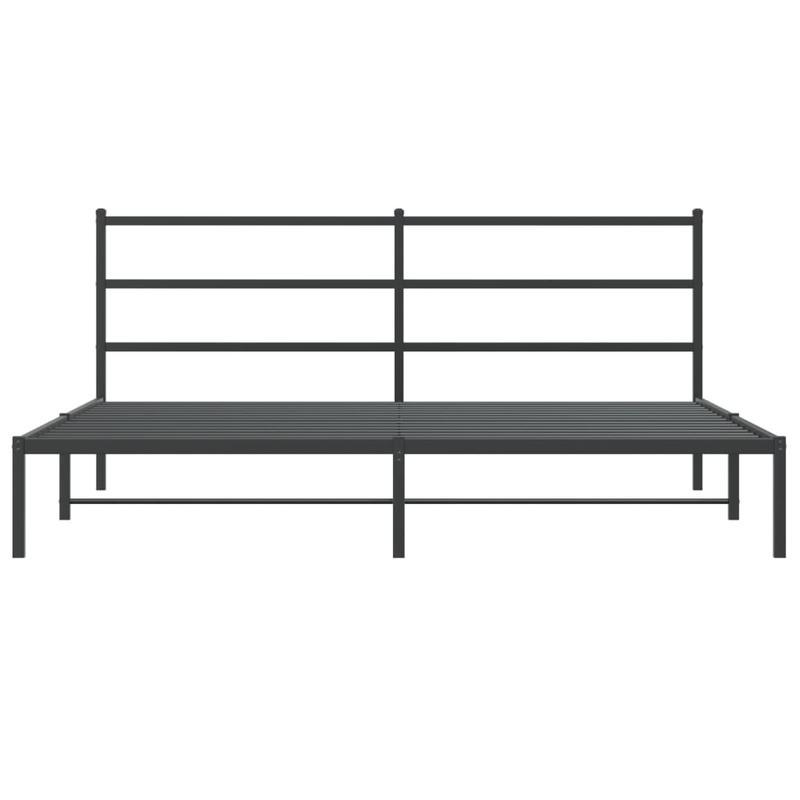 Metalen Bedframe – Bedframe – Bedbodem – Stalen Bedframe – Zwart Bedframe – Robuust Stalen Frame – 183x213 cm – Duurzaam & Stevig