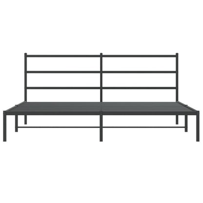 Metalen Bedframe – Bedframe – Bedbodem – Stalen Bedframe – Zwart Bedframe – Robuust Stalen Frame – 183x213 cm – Duurzaam & Stevig