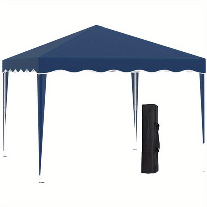 Partytent 3x3m – Feesttent – Buiten Tent – Tuin Tent – Evenemententent – Blauw – Verstelbare Hoogte – Stalen Frame & UV-Beschermende Oxford Stof