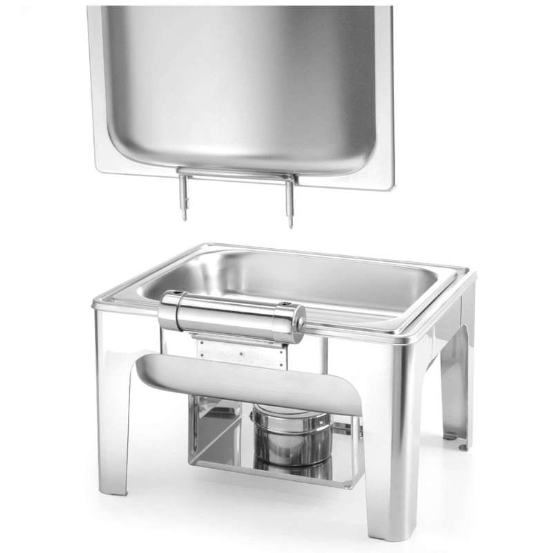 Satin Steel GN 1/2 Pasta Dish Warmer with Candle
