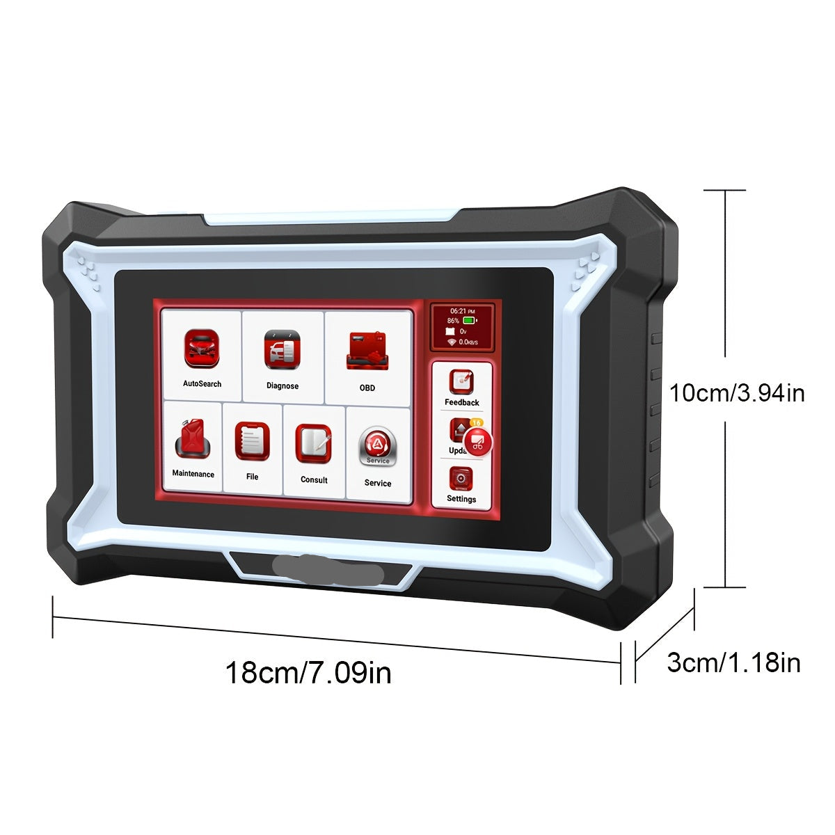 OBD2 Scanner – Auto Diagnose Tool – Foutcode Uitlezer – Wi-Fi Scanner – ABS Airbags Transmissie – Levenslange Updates – Draadloos Gebruik