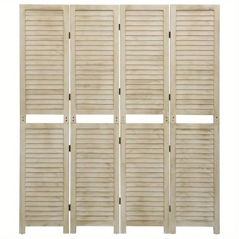 Scheidingswand – Kamerscherm – Room Divider – Vouwdeur – Paneelwand – Paulownia Hout – 140x165 cm – Lichtgewicht & Natuurlijk