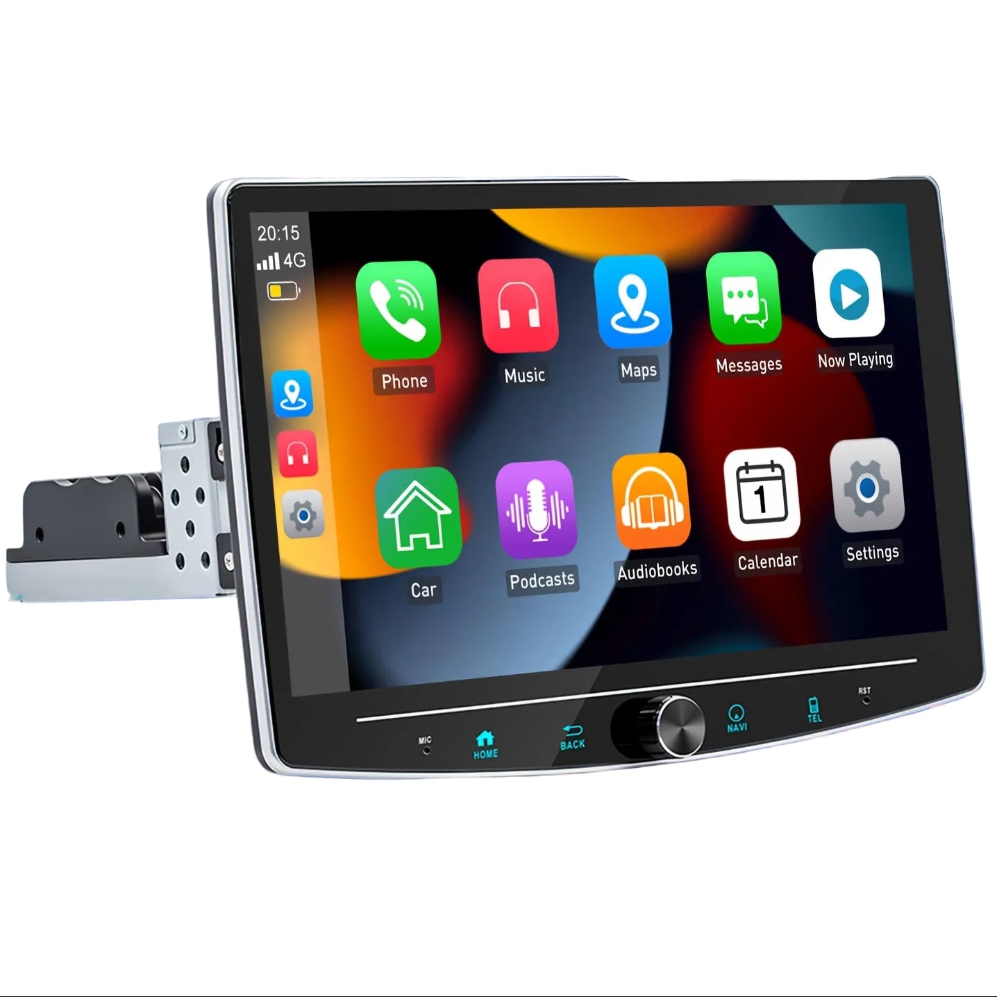 Autoradio – Auto Stereo – Car Stereo – Multimedia Speler – Inbouw Radio – 10,1 Inch Draaibaar HD IPS Touchscreen – Android 14.0 Met Draadloze CarPlay & Android Auto