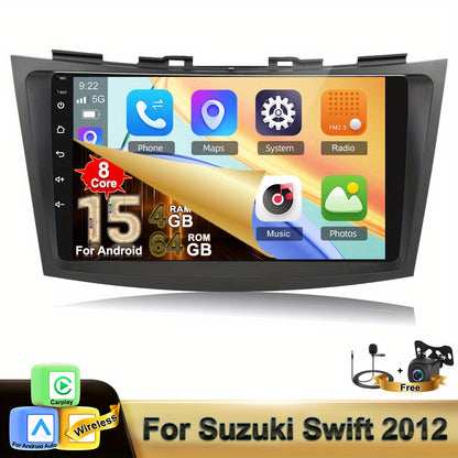 Autoradio – Auto Radio – Multimedia Speler – DAB+ Radio – Inbouw Radio – 9 Inch Touchscreen – Draadloze CarPlay & Android Auto