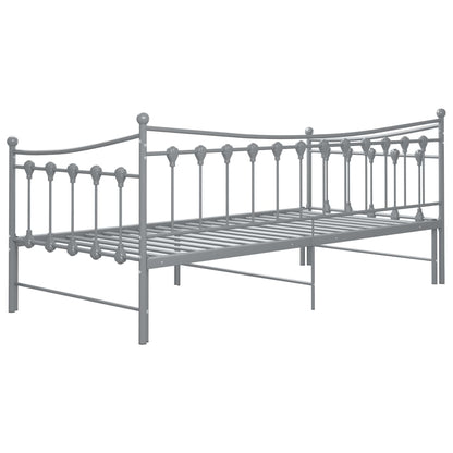 Bedbank – Slaapbank – Logeerbed – Sofa – 90x200 cm – Metalen Frame – Uittrekbaar Bed